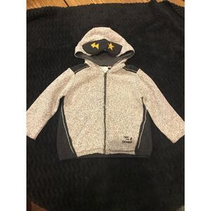 Zara Boys size 18/24 Months grey blue sweater hoodie